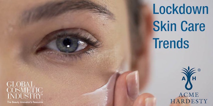 Social distancing has generated a range of new skin care habits, per recent consumer data.