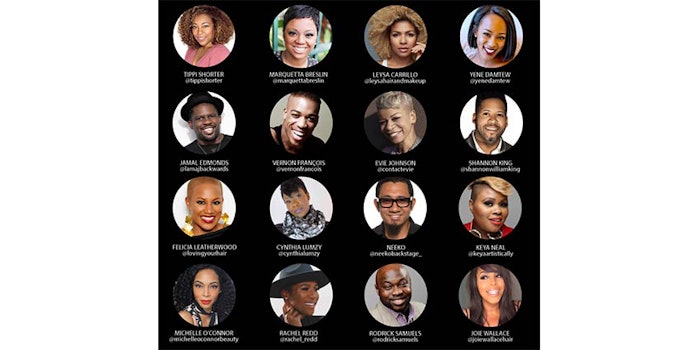 Sam Villa's The Fabric of Change event has shown a spotlight on 16 Black individuals to support in the beauty industry because they, 'deserve to be given a higher profile and stronger voice,' Villa says.