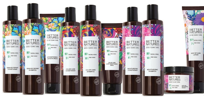 Better Natured vegan hair care brand consists of 12 products.