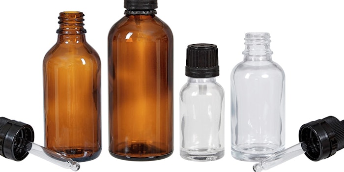 The new line of Boston Round amber and clear glass bottles from APC Packaging.