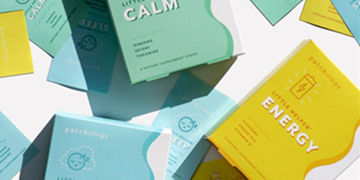 Patchology's three supplement strips help with sleep, relaxation and energy.