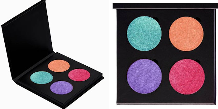 The shades featured in this palette are: Acid Mermaid, Wild Thang, Highest Voltage and Screamo.