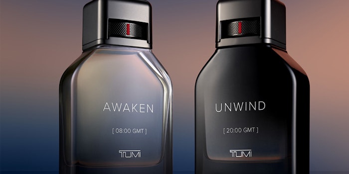 Awaken and Unwind are TUMI's first fragrances for men.