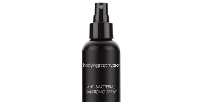The Anti-Bacterial Sanitizing Spray contains watermelon and quinoa to purify hands without drying the skin.