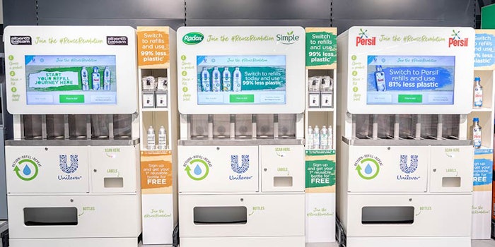 Refill stations developed by Beauty Kitchen, manufactured by RBC Group and deployed by Unilever at Asda shops offer a real-world test for the public's adoption of refillable concepts.