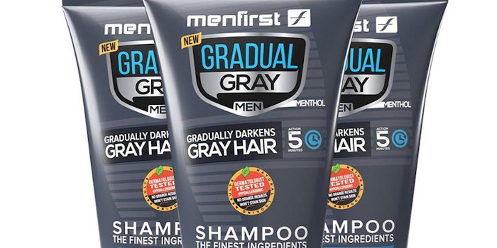 Menfirst Gradual Gray Shampoo 3 in 1. Photo Credit: Menfirst.