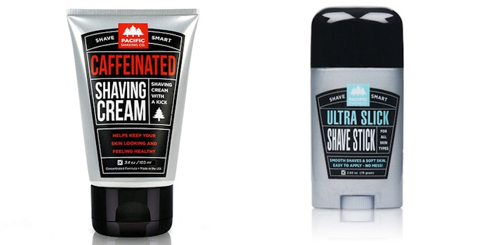 Pacific Shaving's Ultra Slick Shave Stick and Caffeinated Shaving Cream. Photo Credit: Pacific Shaving.