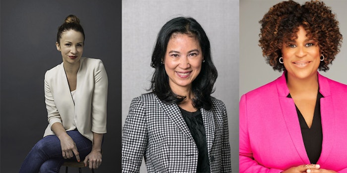 Mindy Torrey, VP of creative; Frances Lukban, VP of content & media strategy; and Dorothy Jones, VP of category and field marketing.