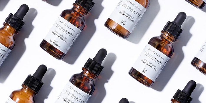 SkinCeuticals' Custom D.O.S.E line. Photo Credit: SkinCeuticals Facebook.