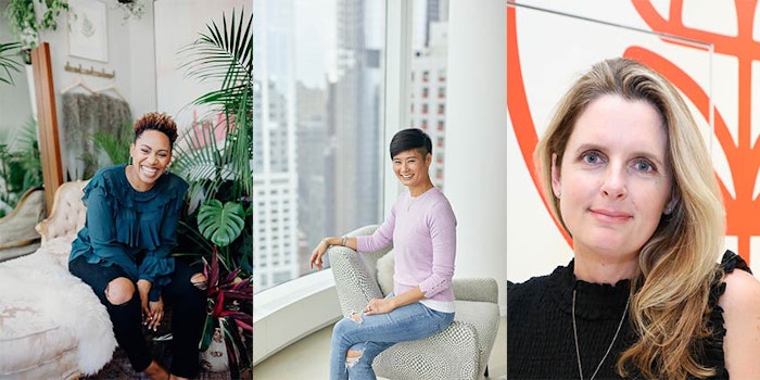 Hear frank, insightful conversations from (from left) Kristian Edwards, DrPH, founder of BLK + GRN; Stephanie Morimoto, owner and CEO, Asutra; and Annie Jackson, co-founder and COO, Credo Beauty.