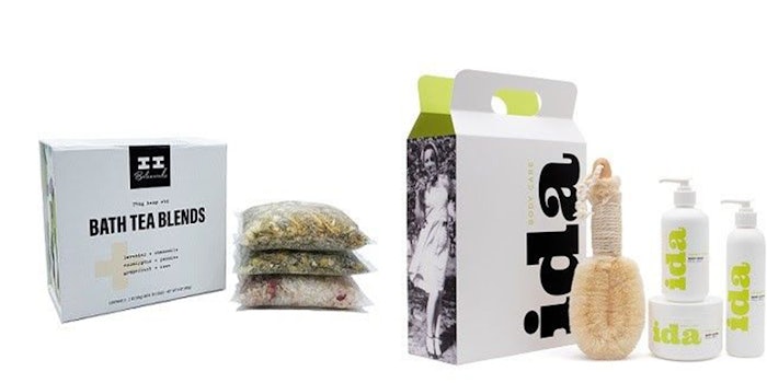 I+I Botanicals’ Bath Tea Blends and Ida Body Care: Four-Step Treatment.