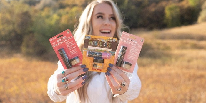 Six new Eco Lips will be available in more than 1,000 Walmarts.