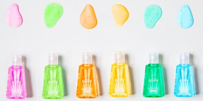 Merci Handy Hand Sanitizer is available in 10 scents