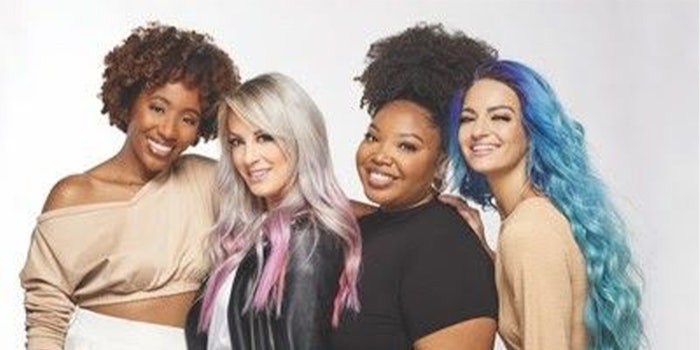Sally Beauty's SallyCrew: Asea Gilmore, Charity LeBlanc, Emily Boulin, and Zenita Collie.