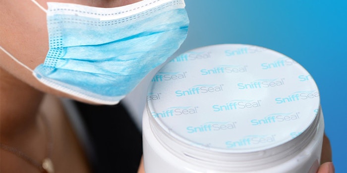 Sniff Seal liner technology provides the olfactory experience without removing the seal.