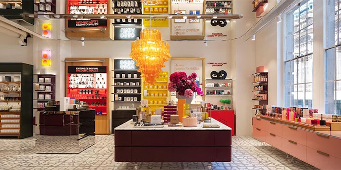 Mecca's flagship store includes a high energy, color-fuelled design.