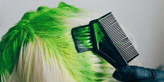 Neon is not just trending in makeup, but is also seeing growth in the hair category.