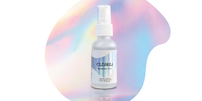 Cleanli's hand sanitizer uses all natural, USDA-organic ethyl alcohol