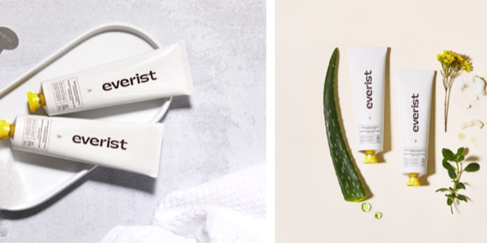Everist has unveiled its patent-pending hair care concentrates: a waterless shampoo and conditioner.