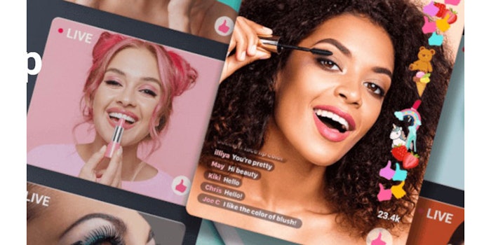 AR-powered beauty live casting uses virtual makeup try-ons to engage users