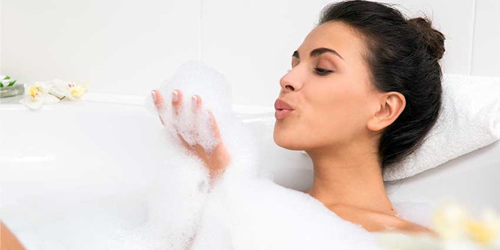 This editor's pick from Colonial Chemical is a bubble bath bar that is formulated to create a bubble bath but is mild on the skin.