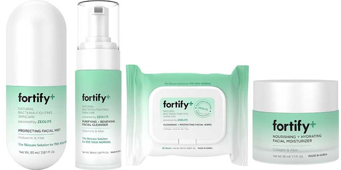 Fortify+ Skincare is a natural skin care line that features Zeolite for its antibacterial properties and other multifunctional uses when combined with other ingredients.