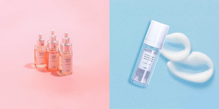 iLabs has launched a range of concept products, including clinical vitamin concentrates (left) and an alcohol-free antibacterial hand serum (right).