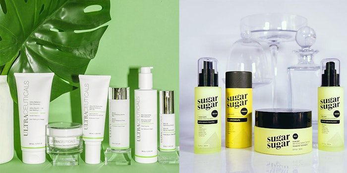 Ultraceuticals Skincare line and Sugar Sugar Wax Collection.