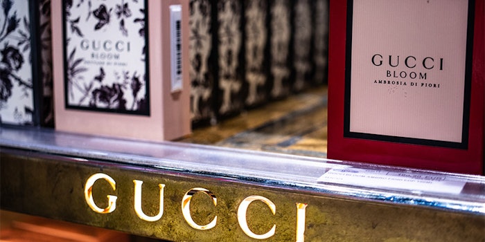 Coty's two divisions include Luxury, such as Gucci, and Consumer.