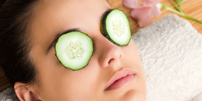 Using upcycled cucumbers, Isocumis is a moisturizing active that can also reduce eye puffiness and dark circles.