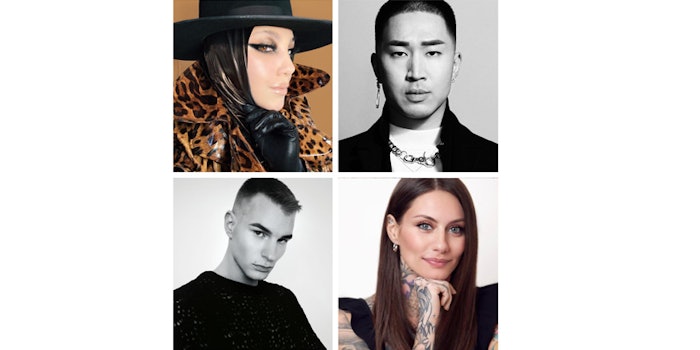 KVD Beauty revealed its world-class roster of global makeup artists