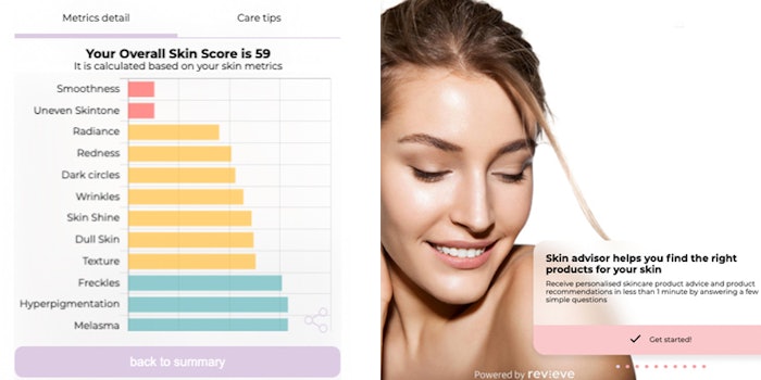 The AI determines users overall skin health along with dermatologist-level skin diagnostics and guidance.