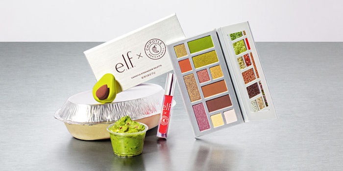 e.l.f. Cosmetics and Chipotle to launch a limited edition beauty collection on March 10, 2021. Photo: Business Wire.