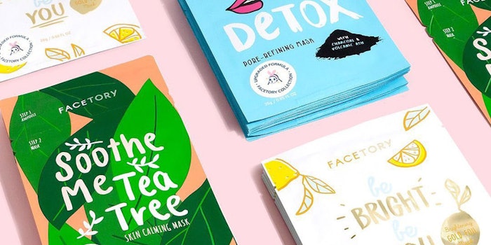 FaceTory will offer three face masks with upgraded formulation at Whole Foods Market. Photo: FaceTory.