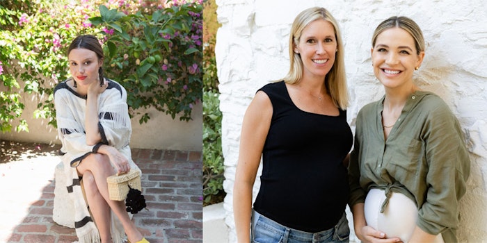 Geri Hirsch, Perelel strategic advisor; Alex Taylor and Tori Thain Gioia, Perelel co-founders and co-CEO.