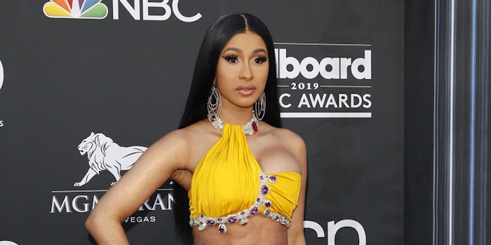 Rapper Cardi B reportedly plans to enter the beauty space.