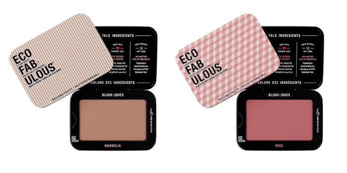 EcoFabulous offers eco-friendly makeup with clean formulations and green packaging. Photo: EcoFabulous.
