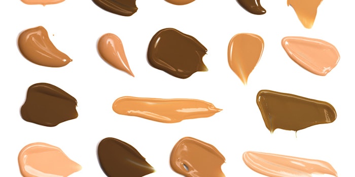 Only four out of 130 products order its foundation shades from dark to light.