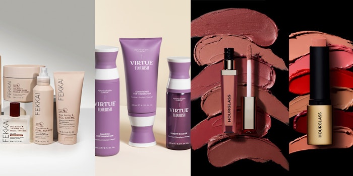 These new launches include Fekkai, Virtue Labs and Hourglass.
