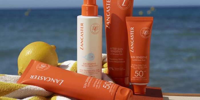 Sun Sensitive is Lancaster’s first clean, vegan and ocean-friendly collection.