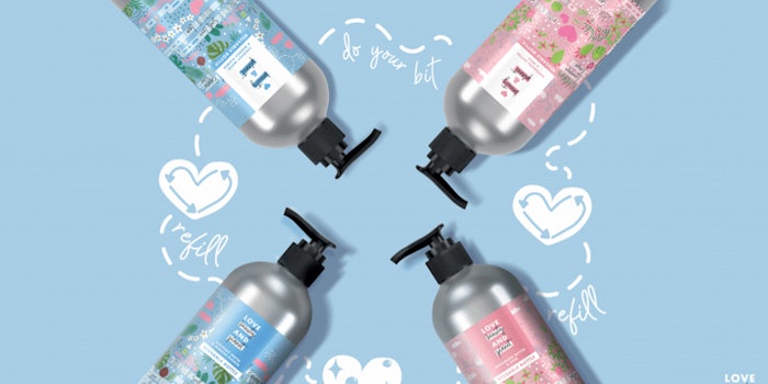 The aluminum refillable launched in early 2021 at Target, both in-store and online.