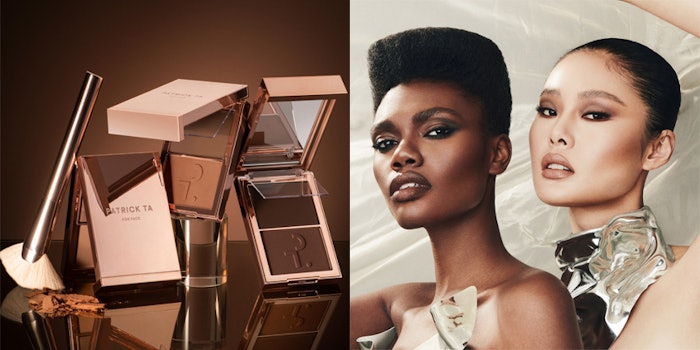 The collection launched with three shades and an application brush.