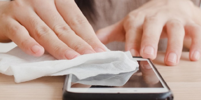 Wet wipes from Veocel fibers are biodegradable. Photo: Veocel's Facebook.