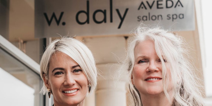 Amanda Hair, owner of So Chic Salon Brands, Inc. and Wendy Daly, transitioning owner of W. Daly Salons.
