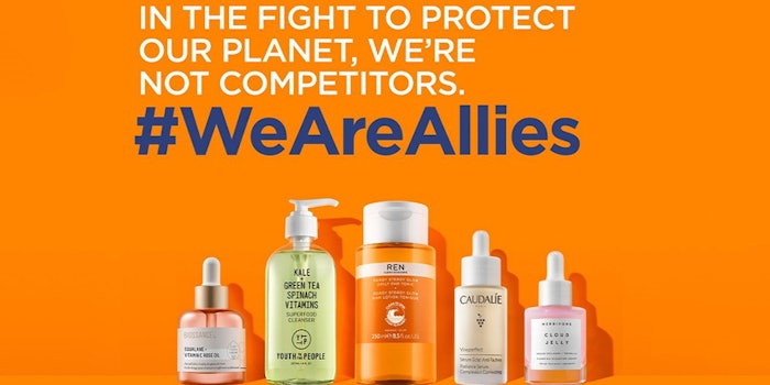 Ren Clean Skincare, Biossance, Caudalie, Herbivore and Youth To The People will all participate in this initiative. Photo: Business Wire.