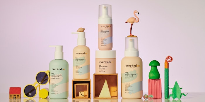 The Kids Multi-Vitamin Skincare Line is available in three fragrances.