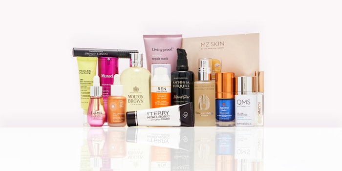 CEW's Summer Edit box contains 15 retail-sized beauty products.