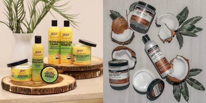 Photo: (Left to Right) Africa's Best and Aunt Jackie's Curls & Coils.