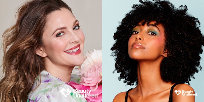 Flower Beauty has embraced unaltered imagery since the brand launched at CVS stores.