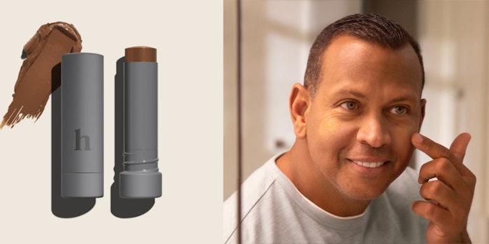 Alex Rodriguez Launches Men's Concealer